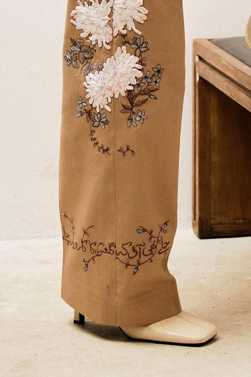 'FAIZ' EMBROIDERED TROUSERS (Men)